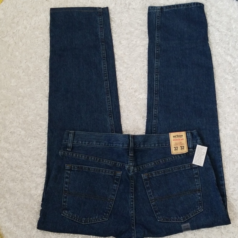 Men's Heavy Duty Straight Jeans - Picture 1 of 9
